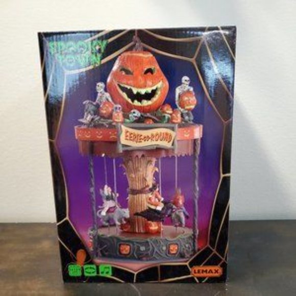 NIB Lemax Eerie-Go-Round Halloween Village Decor - Picture 7 of 7